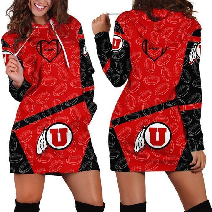 Utah Utes Ncaa For Utes Fan 3d Printed Hoodie Dress 3d