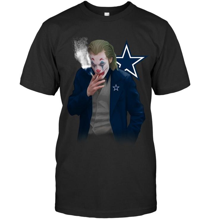 Dallas Cowboys Joker Joaquin Phoenix Smoking T Shirt