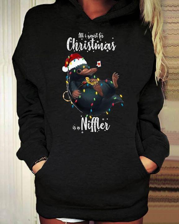 All I Want For Christmas Is Niffler Hoodie