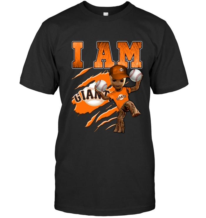 I Am Groot Loves San Francisco Giants Fan T Shirt