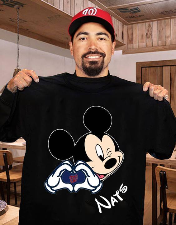 Mickey Disney Loves Washington Nationals T Shirt