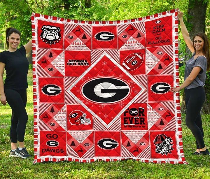 Georgia Bulldogs Fan Quilt Blanket Quilt Blanket