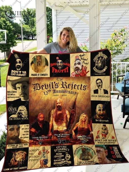 The Devils Rejects 15th Anniversay Signed Quilt Blanket Quilt Blanket