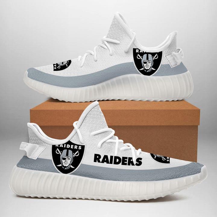 Oakland Raiders Yeezy Customize Sneakers
