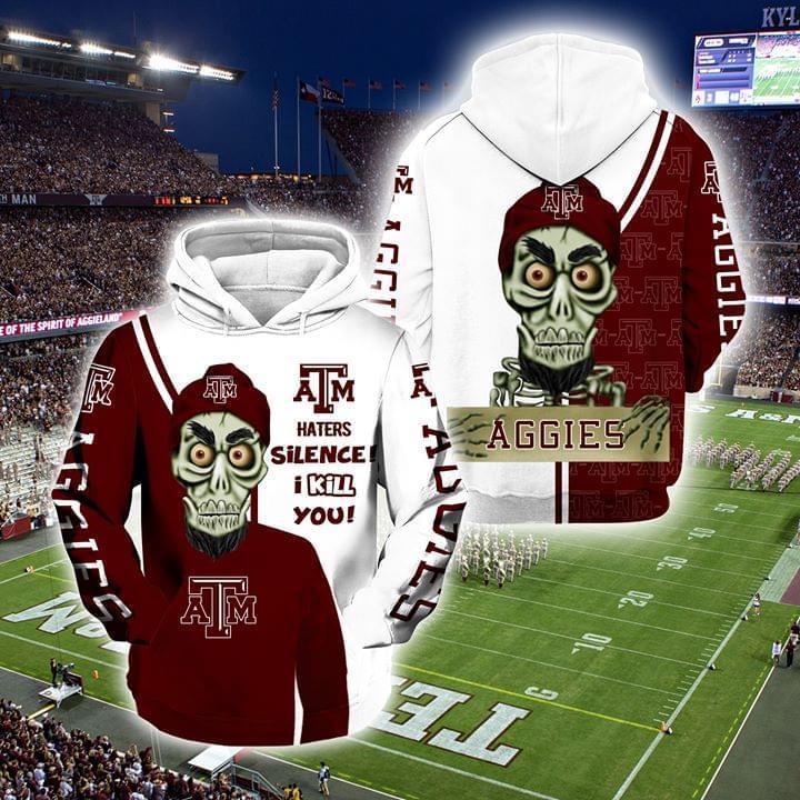 Achmed The Dead Terrorist Texas A M Aggies Haters Silence I Kill You 3d Printed Hoodie 3d