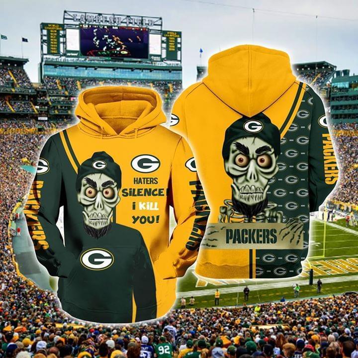 Achmed The Dead Terrorist Green Bay Packers Haters Silence I Kill You 3d Printed Hoodie 3d