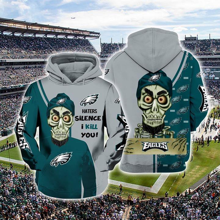 Achmed The Dead Terrorist Philadelphia Eagles Haters Silence I Kill You 3d Printed Hoodie 3d
