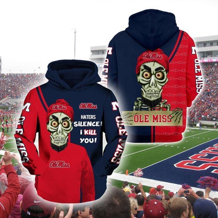 Achmed The Dead Terrorist Ole Miss Rebels Haters Silence I Kill You 3d Printed Hoodie 3d
