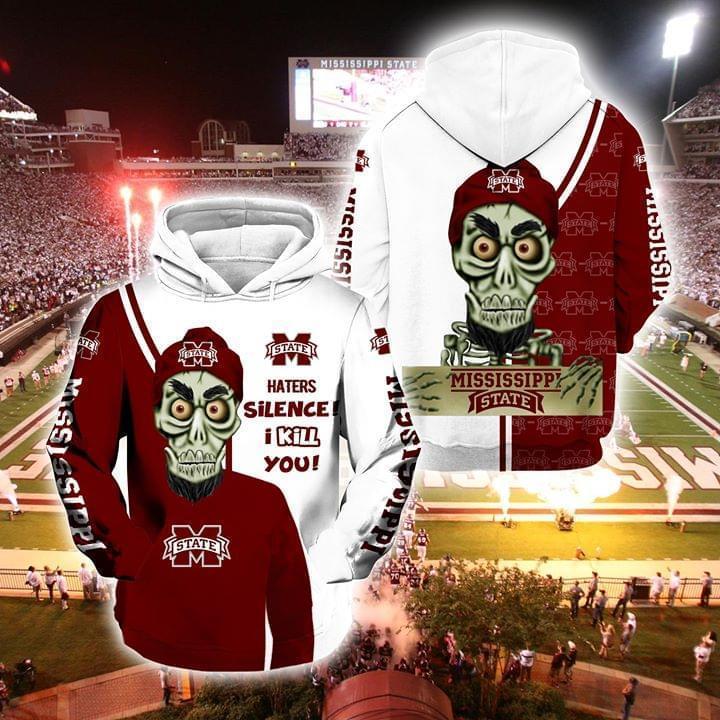 Achmed The Dead Terrorist Mississippi State Bulldogs Haters Silence I Kill You 3d Printed Hoodie 3d