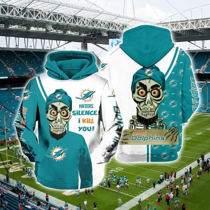 Achmed The Dead Terrorist Miami Dolphins Haters Silence I Kill You 3d Printed Hoodie 3d