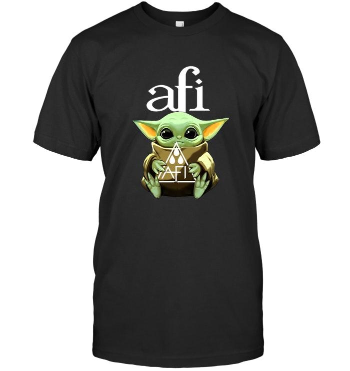 Baby Yoda Loves Afi The Mandalorian Star Wars Fan T Shirt