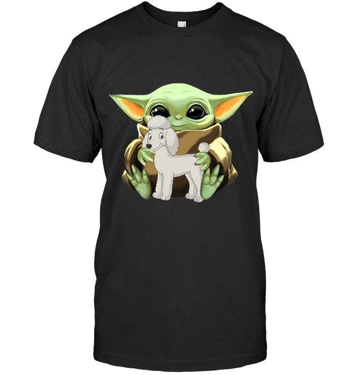 Baby Yoda Mandalorian Star Wars Loves Poodle Dog Lover T Shirt