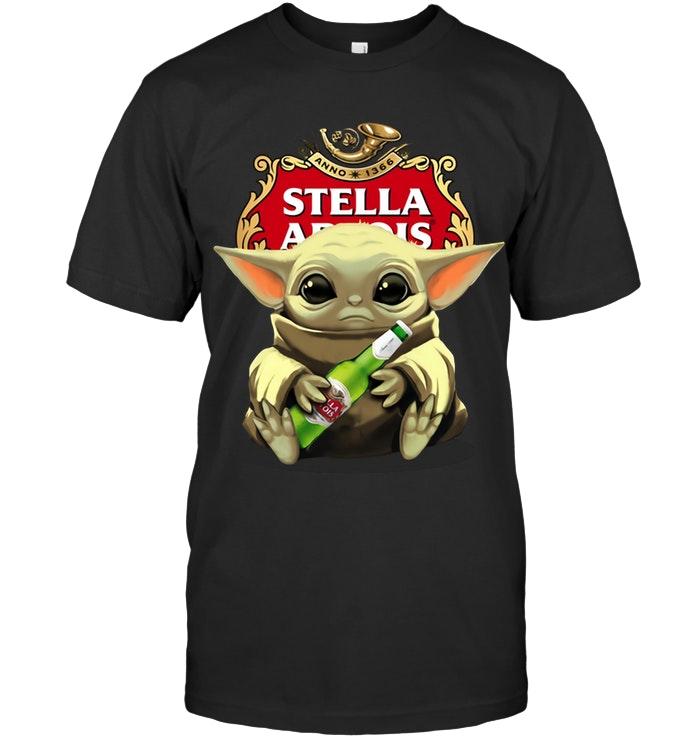 Baby Yoda Stella Artois The Mandalorian Star Wars Fan T Shirt