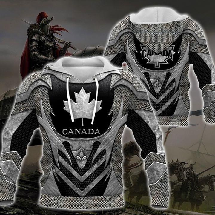Canada Maple Leaf Armor 3d Hoodie Hoodie 3d
