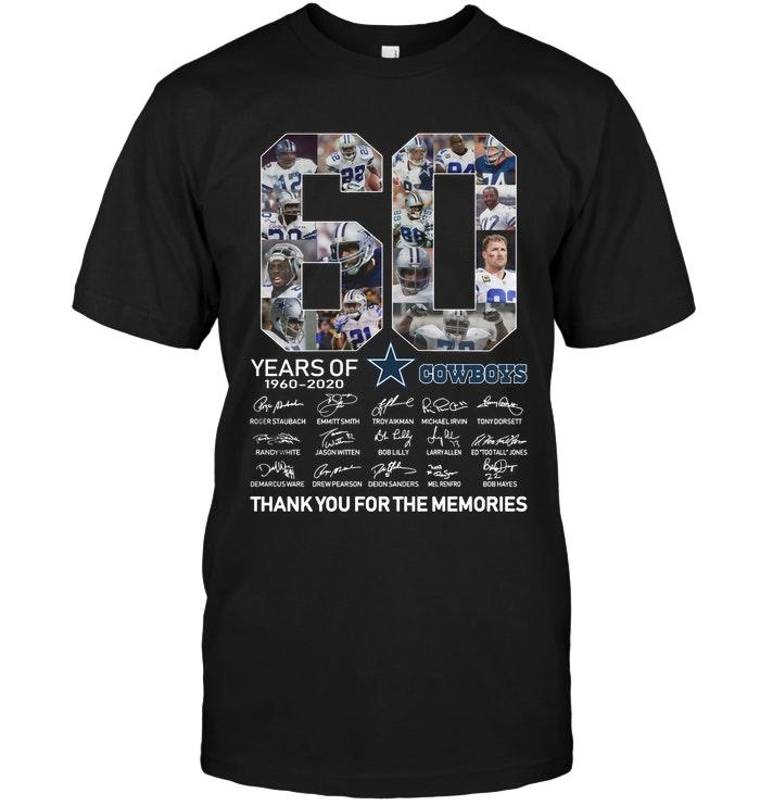 60 Years Of Dallas Cowboys Signed Shirt
