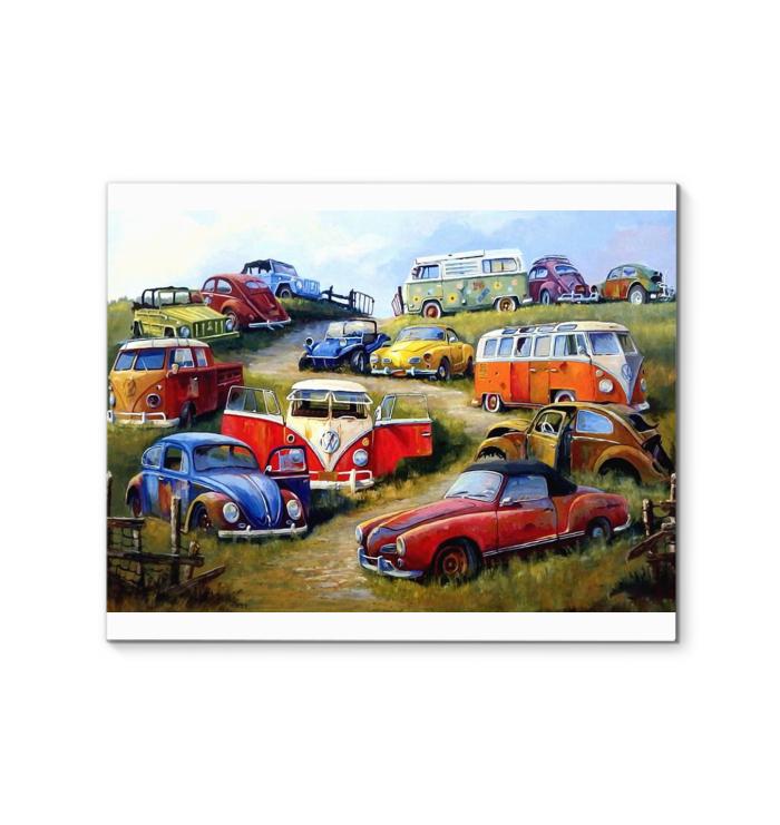 All Volkswagen Car Canvas