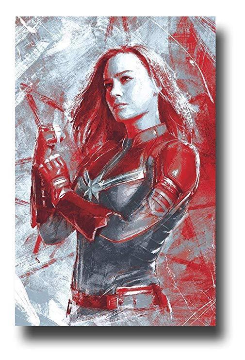 Avenger Captain Marvel Poster Canvas