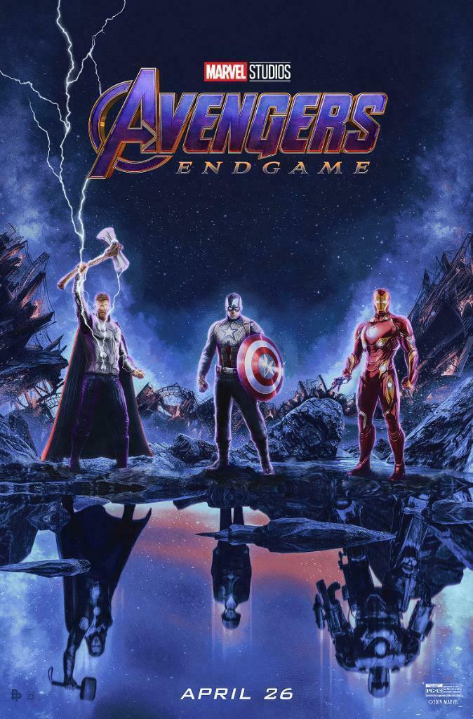 Avenger Endgame Captain America Thor Iron Man Poster Canvas