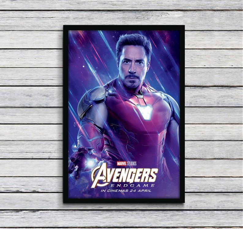 Avenger Endgame Iron Man Poster Canvas