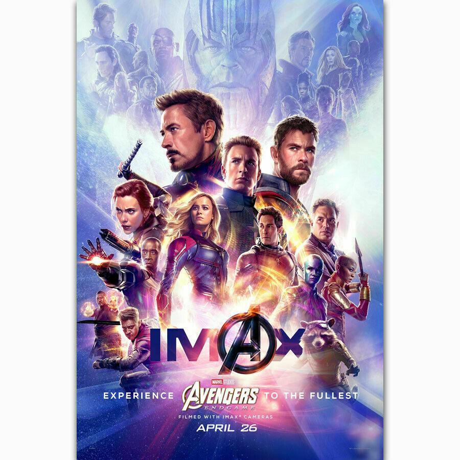 Avenger Endgame Movie Imax Poster Canvas