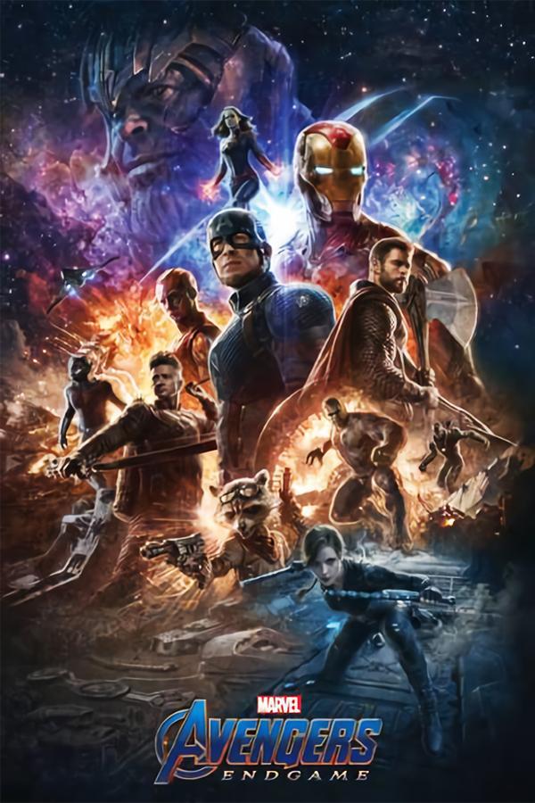 Avenger Endgame Marvel Superheroes Movie Poster Canvas