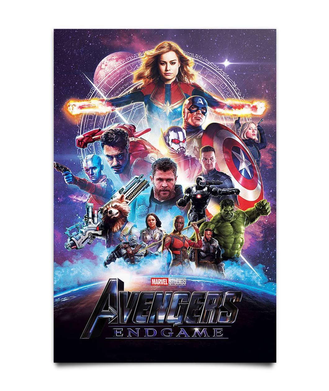 Avenger Endgame Superheroes Marvel Poster Canvas