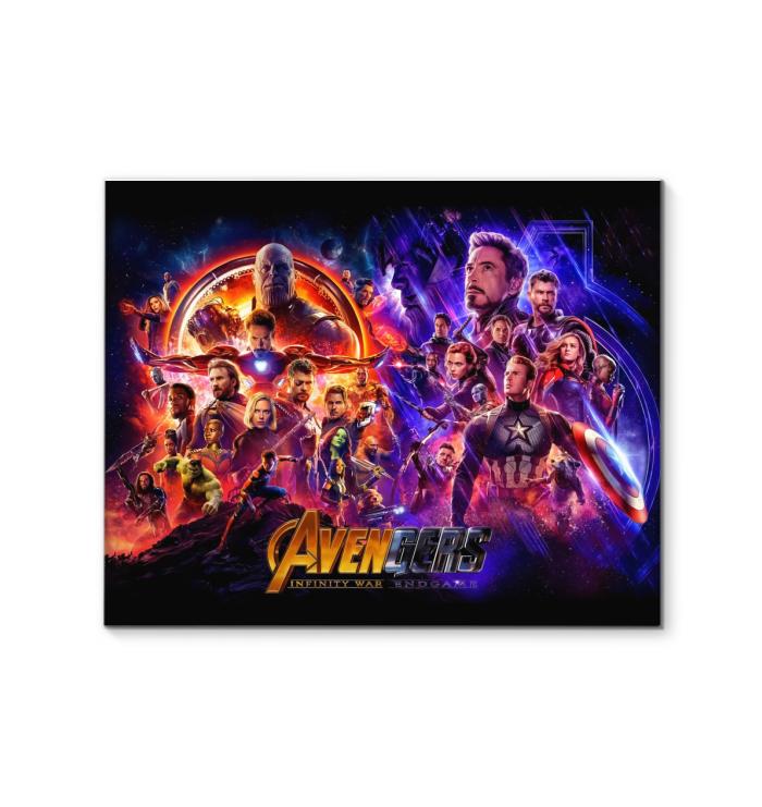 Avengers Infinity War Endgame Dual Poster Canvas