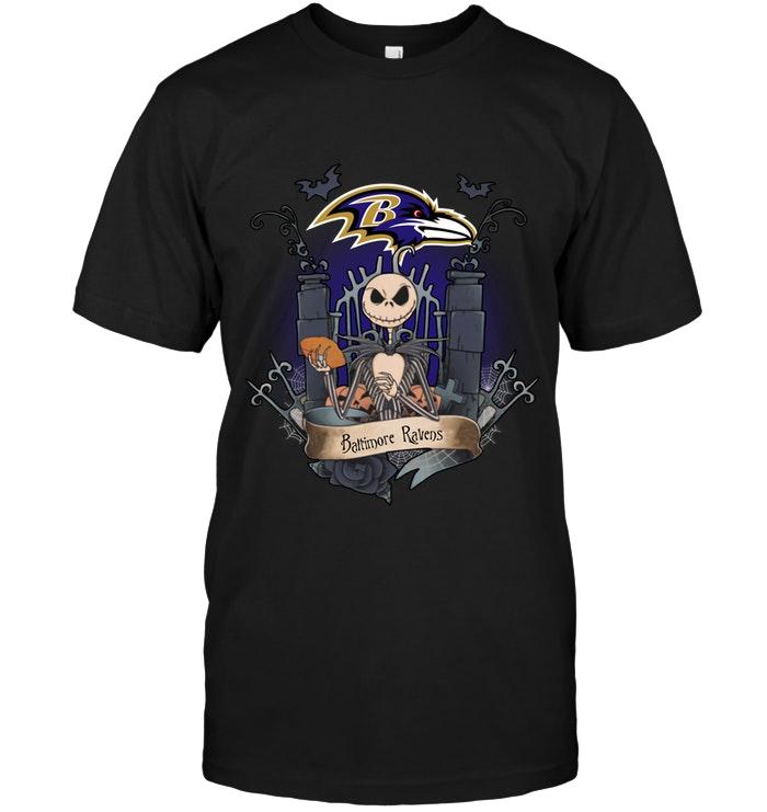 Baltimore Ravens Jack Skellington Shirt