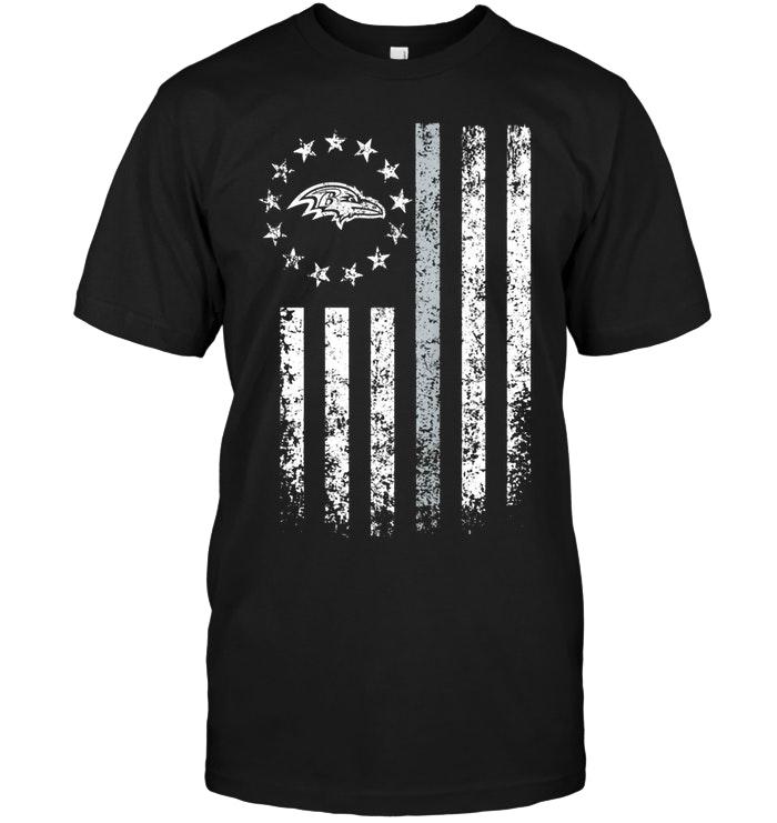 Baltimore Ravens American Flag Stars Shirt