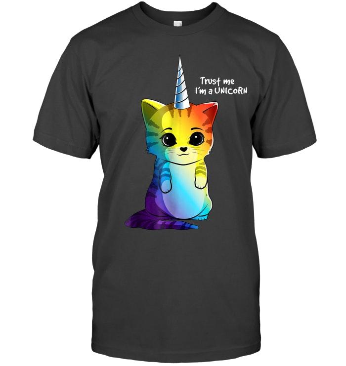 Caticorn Cat Trust Me Im A Unicorn T Shirt