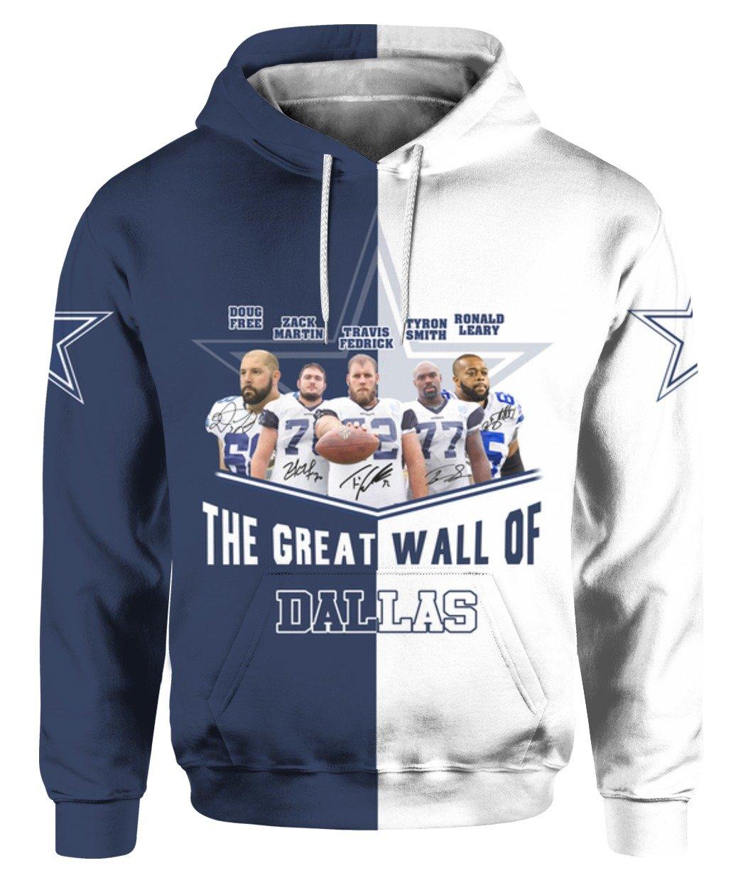 Dallas Cowboy Player The Great Wall Of Dallas 3d Full Printed Shirt