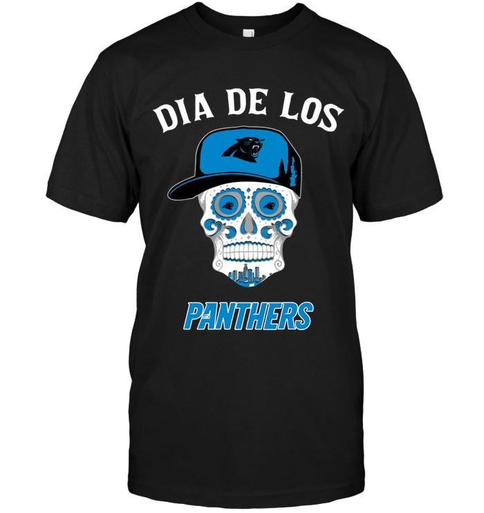 Dia De Los Carolina Panthers Sugar Skull Poco Loco Shirt