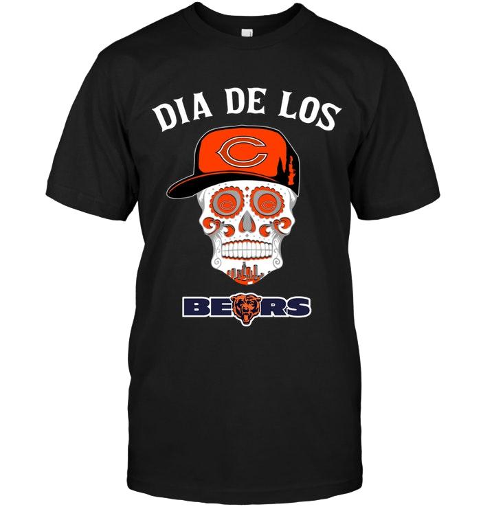 Dia De Los Chicago Bears Sugar Skull Poco Loco Shirt