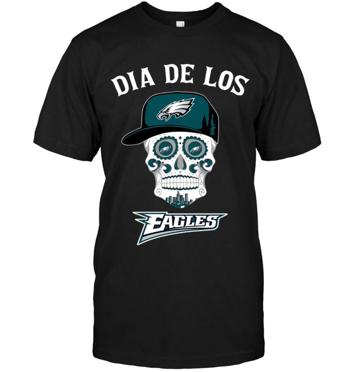 Dia De Los Philadelphia Eagles Sugar Skull Poco Loco Shirt