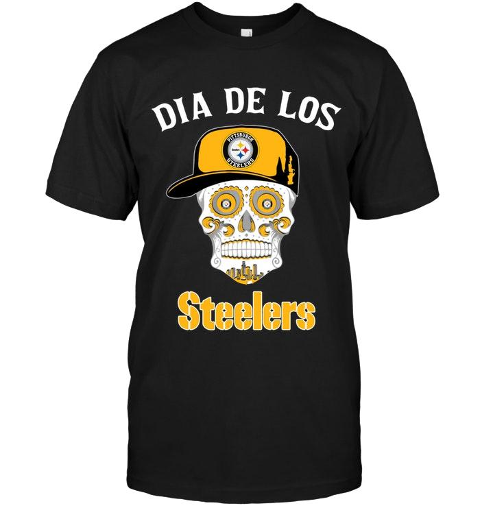 Dia De Los Pittsburgh Steelers Sugar Skull Poco Loco Shirt