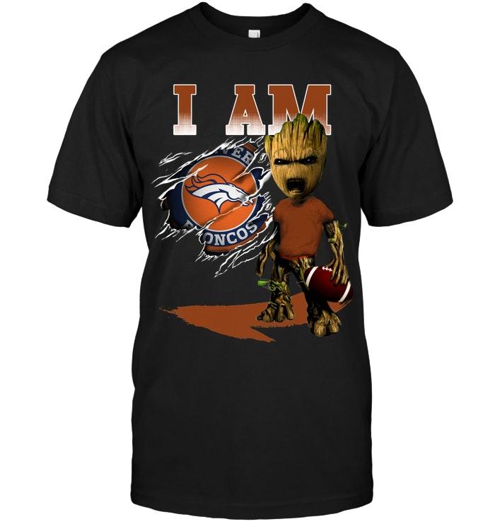 I Am Denver Broncos Groot Shirt