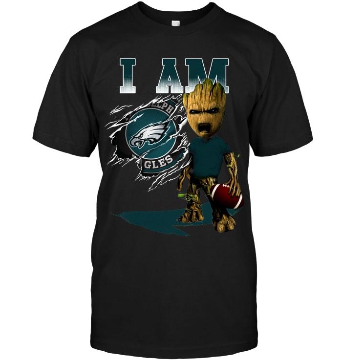 I Am Philadelphia Eagles Groot Shirt