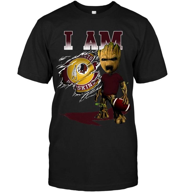 I Am Washington Redskins Groot Shirt