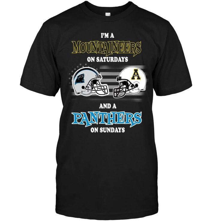 Im Appalachian State Mountaineers On Saturdays And Carolina Panthers On Sundays Shirt