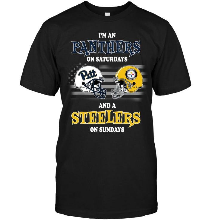 Im Pittsburgh Panthers On Saturdays And Pittsburgh Steelers On Sundays Shirt