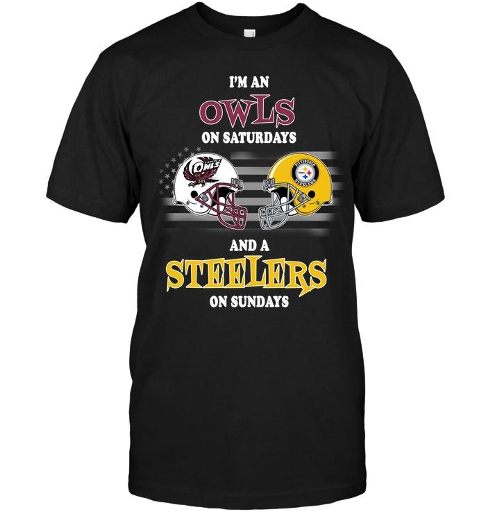 Im Temple Owls On Saturdays And Pittsburgh Steelers On Sundays Shirt