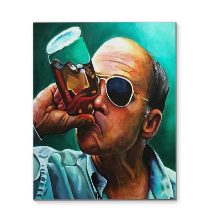 Jim Lahey Drink Wine Canvas
