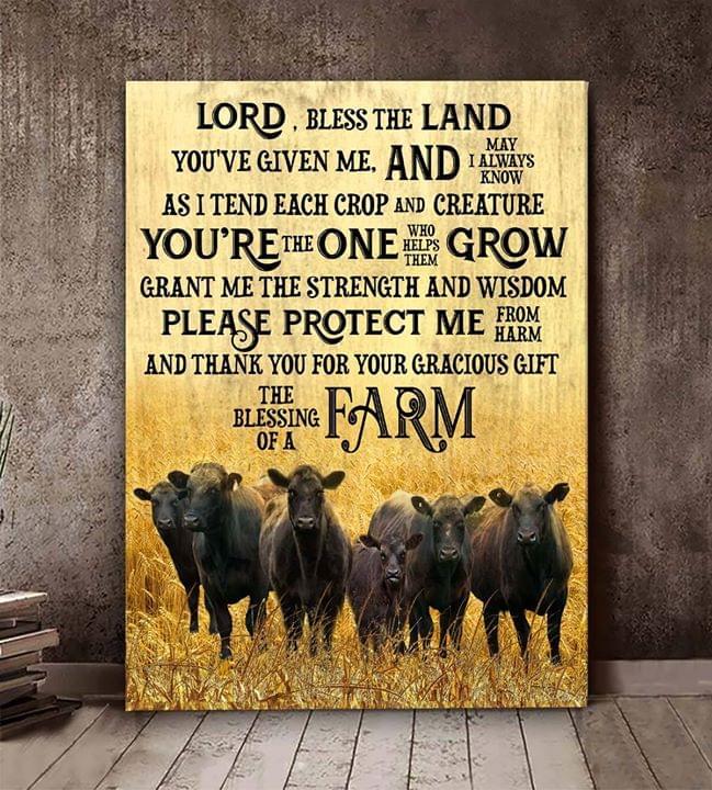 Lord Land The Blessing Of A Farm Farmer Poster Canvas