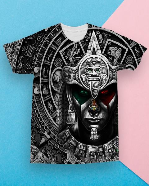 Mexican Aztec 3d Printed Shirt