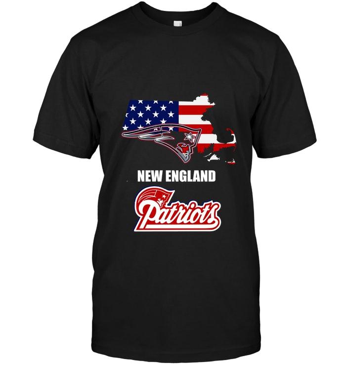 New England Patriots Massachusetts 4th July Independence Day American Flag Shirt