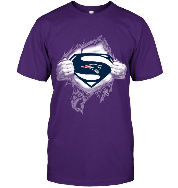 New England Patriots Superman Ripped Shirt