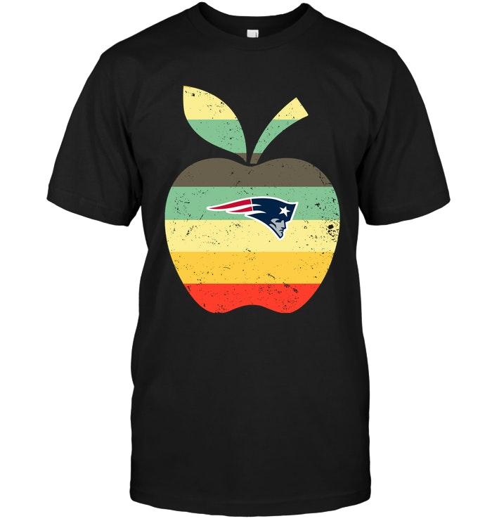 New England Patriots Teacher Apple Retro Shirt