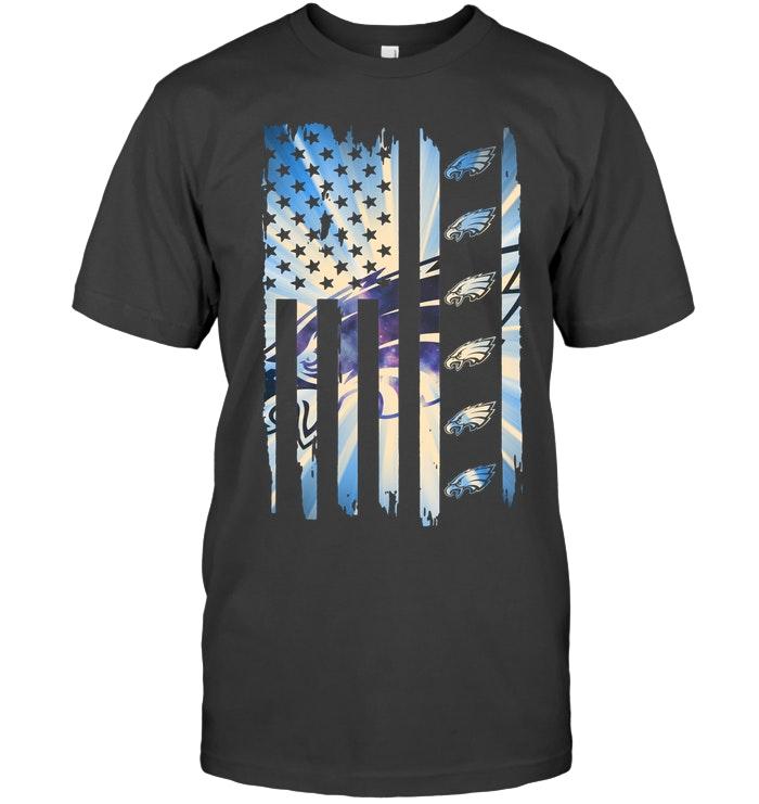 Philadelphia Eagles 4th July Independence Day American Flag Shirt