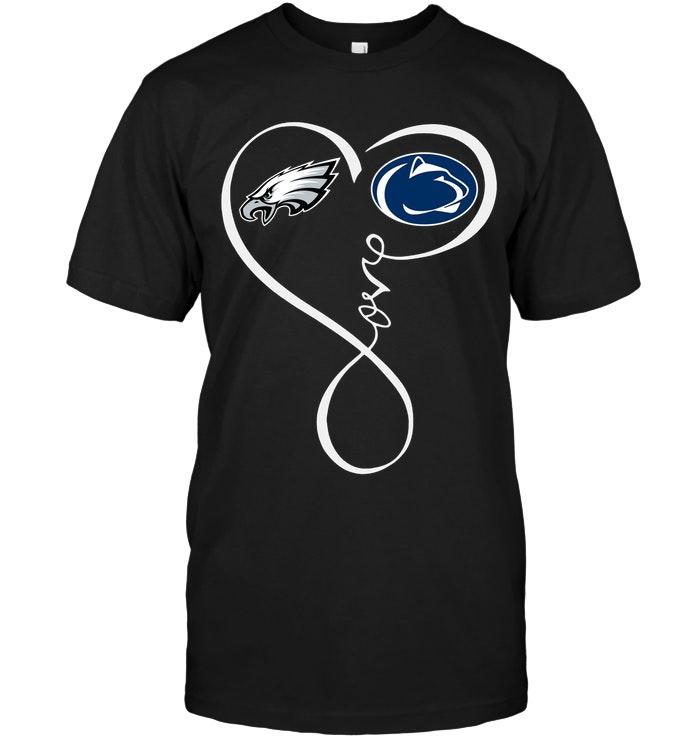 Philadelphia Eagles Penn State Nittany Lions Love Heart Shirt