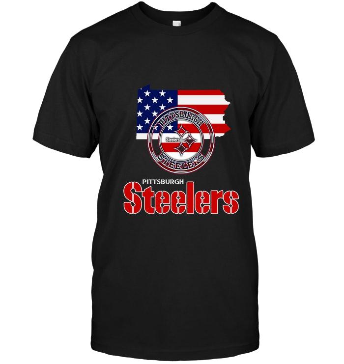 Pittsburgh Steelers Pennsylvania 4th July Independence Day American Flag Shirt